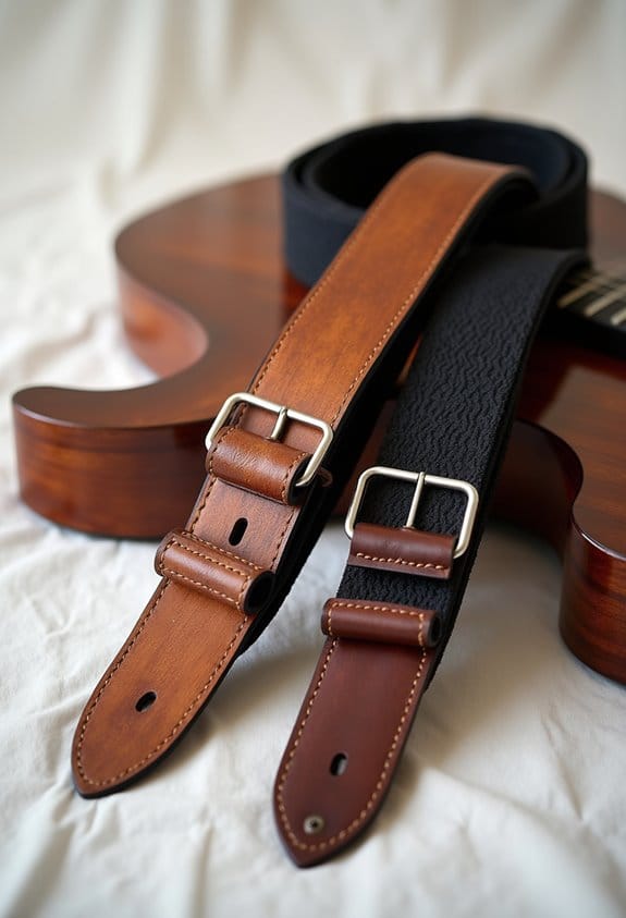 comfortable padded guitar straps