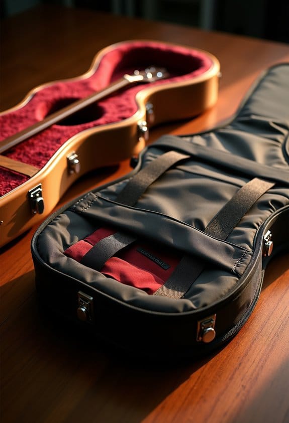 guitar cases and gig bags