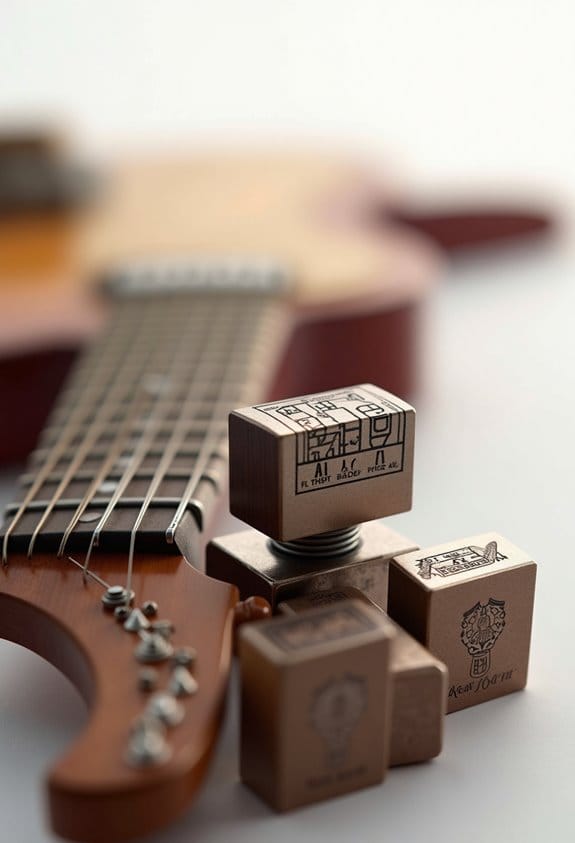 guitar chord stamps for learning