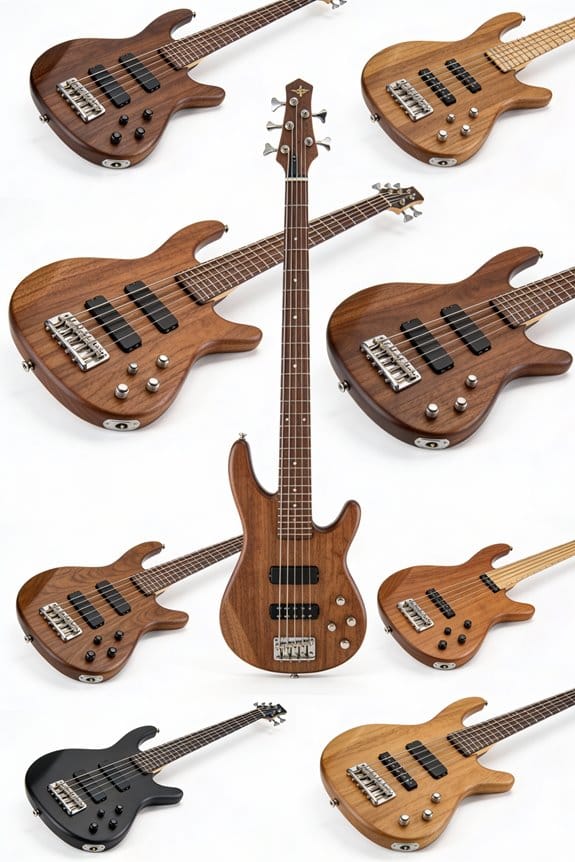top fretless bass guitars