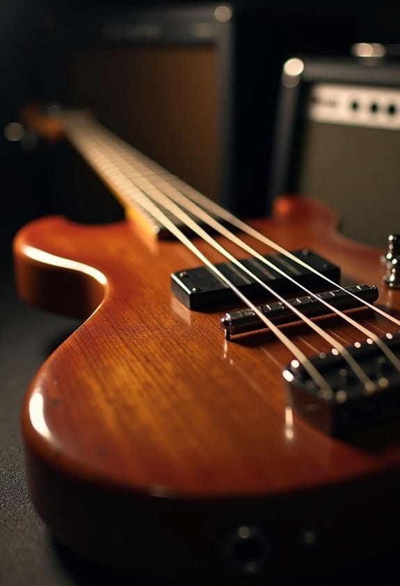 bass guitar drives rock rhythm