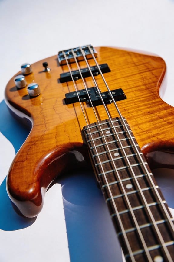 bass guitar sound physics