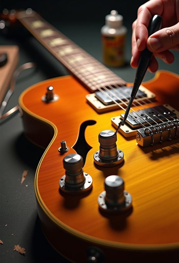 clean guitar pots and switches