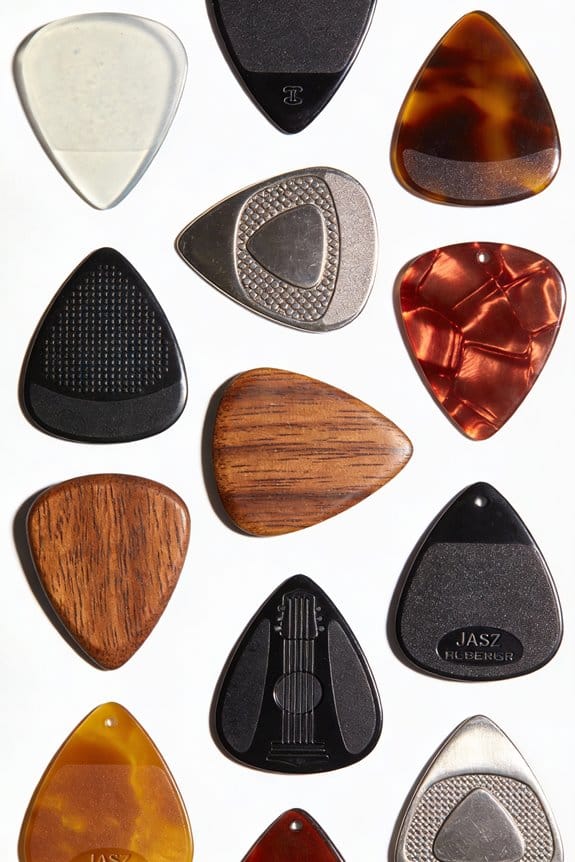 guitar pick characteristics overview