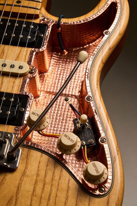 guitar shielding reduces electrical interference