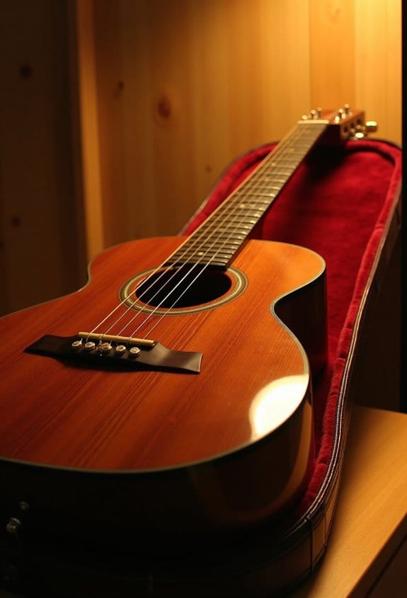 short term guitar storage tips